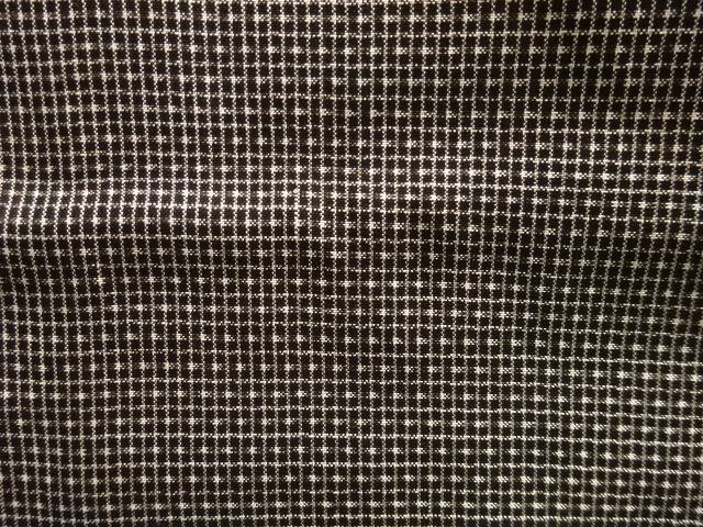 JAPANESE KIMONO / ANTIQUE MENS KIMONO / SILK / DORO OSHIMA TSUMUGI